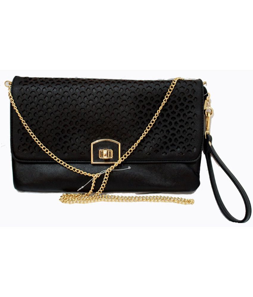 Buy Dg Black Leather Sling Bag at Best Prices in India - Snapdeal