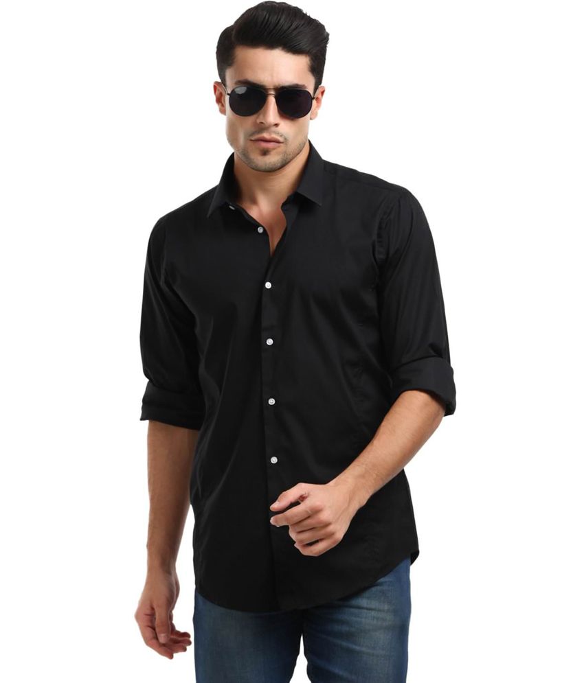 Download Black Cotton Black Shirt Pictures