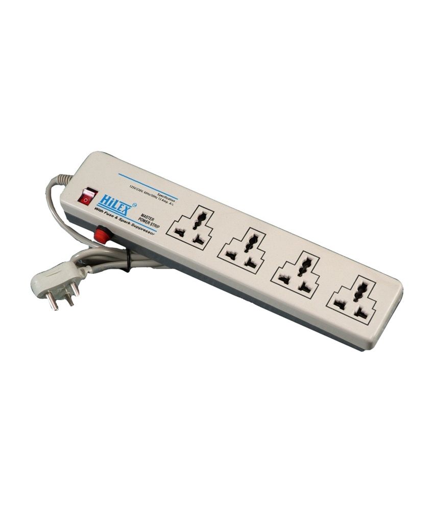 Buy Hilex Master Power Strip With Fuse and Spark Suppressor Online at Low Price in India Snapdeal