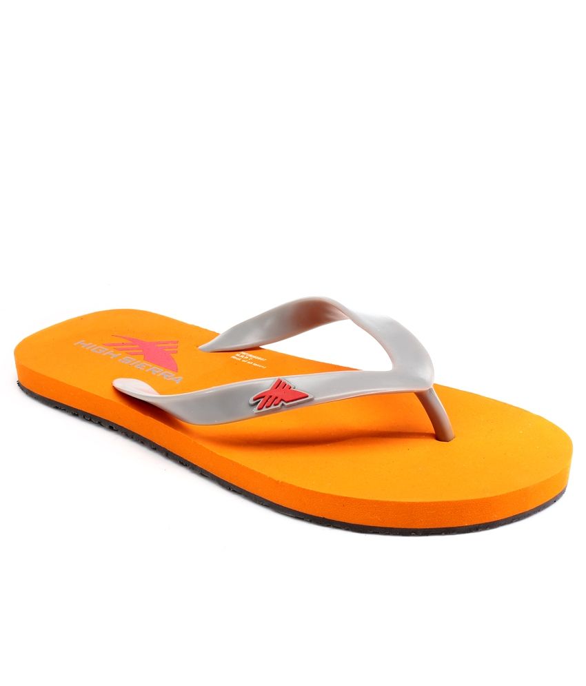 High Sierra Orange Flip Flops Price in India Buy High Sierra Orange