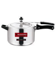 Butterfly Dura Extra Thick Base 6.5 mm Induction Base Inner Lid Pressure Cooker 5 lts