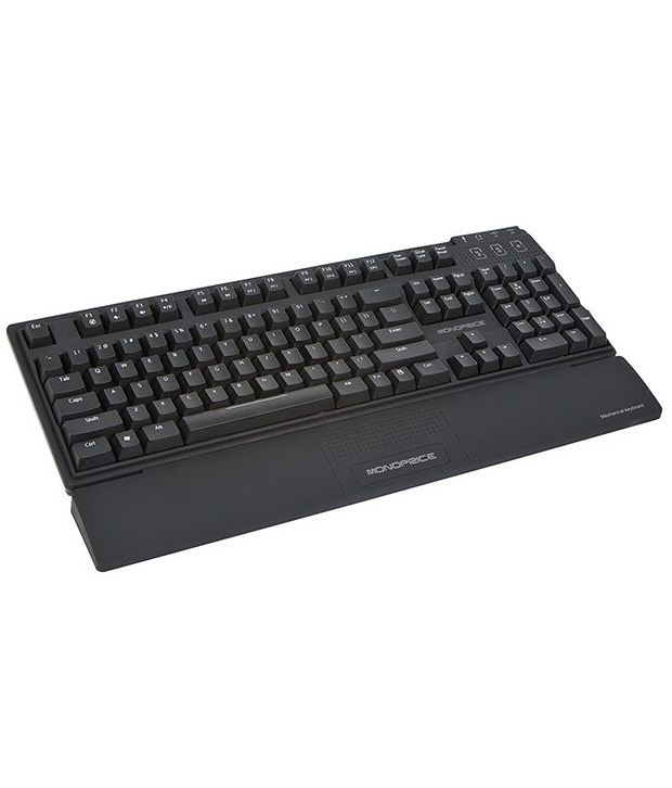 Buy Monoprice Mechanical Gaming Keyboard W/2 Port Usb Hub And Headset