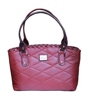 Trendie Maroon Designer Zipped Shoulder Bag