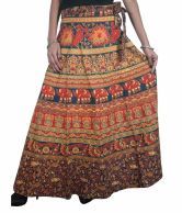 India Trendzs Multi Printed Cotton Long Skirt