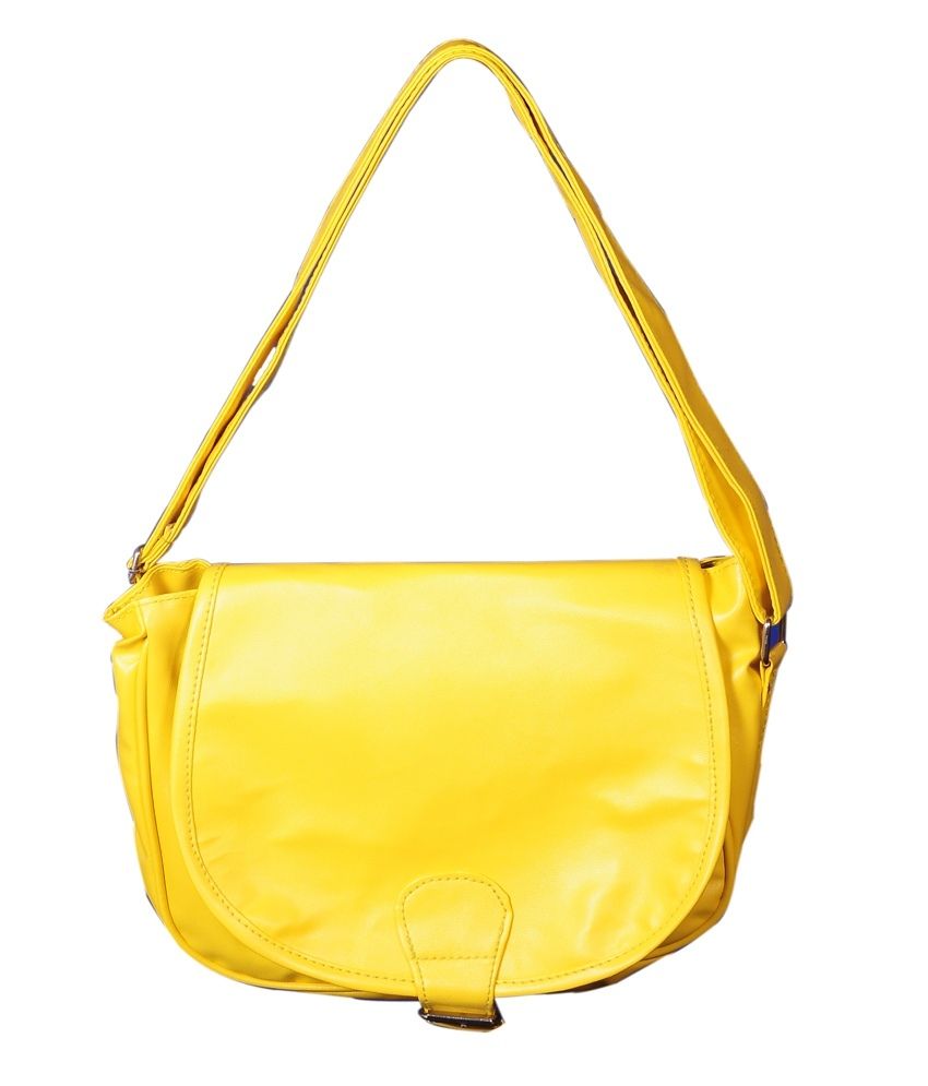 yellow drawstring bags