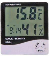 J M White Digital Temperature, Humidity Hygrometer, Thermometer & Desk Timer Clock