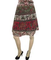 India Trendz Multicolour Printed Cotton Wrap Skirt