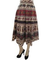 India Trendz Multicolor Cotton Printed Skirt