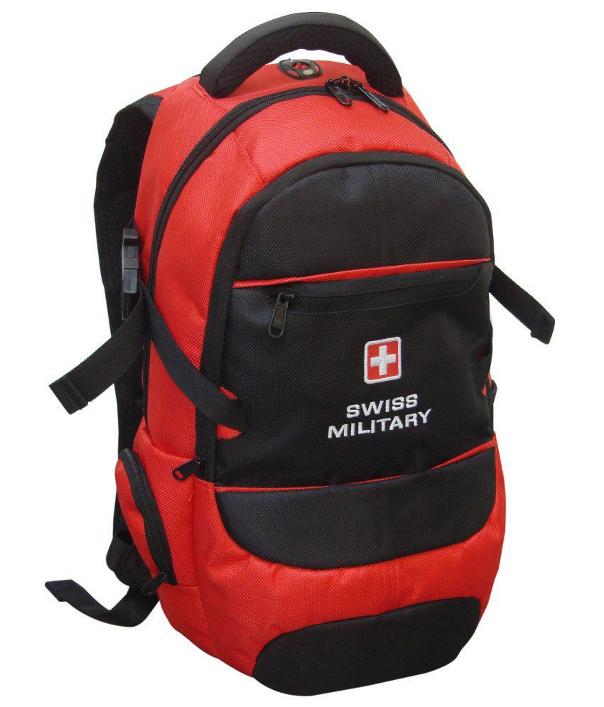 Swiss Military Lbp5 Backpack Orange And Black Backpack Buy Swiss