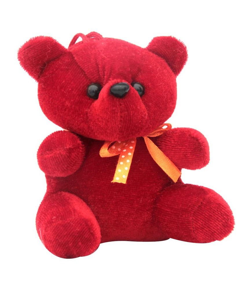 maroon color teddy bear