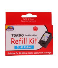 Turbo Refill Kit for Canon 41 colour ink cartridge