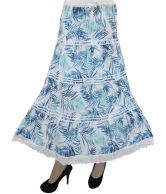 India Trendzs Multicolor Cotton Printed Long Skirt