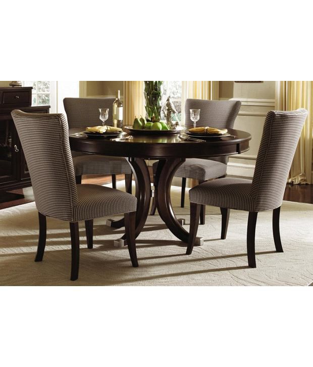 Solid Wood 4 Seater Dining Set: Buy Online at Best Price in India on