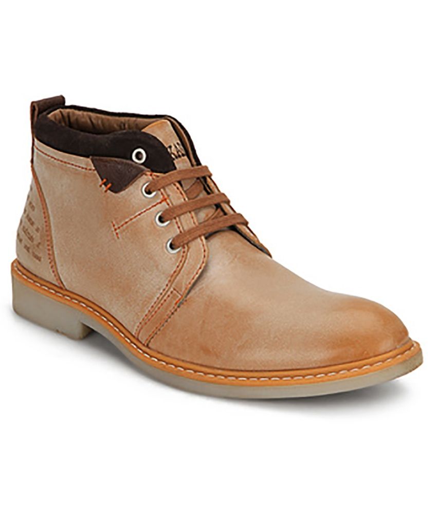 leather buckaroo shoes