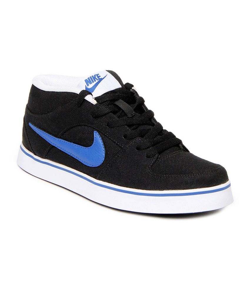 mens black leather nike shoes