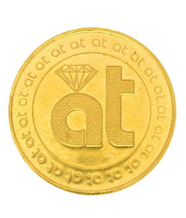 Atjewel 1 Gram 999 Gold Coin Buy Atjewel 1 Gram 999 Gold Coin Online in India on Snapdeal