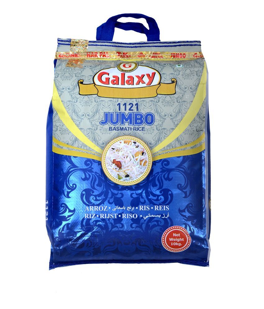 Galaxy 1121 Jumbo Basmati Rice 10 Kg Buy Galaxy 1121 Jumbo Basmati