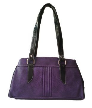 Vav Purple P.u. Shoulder Bags
