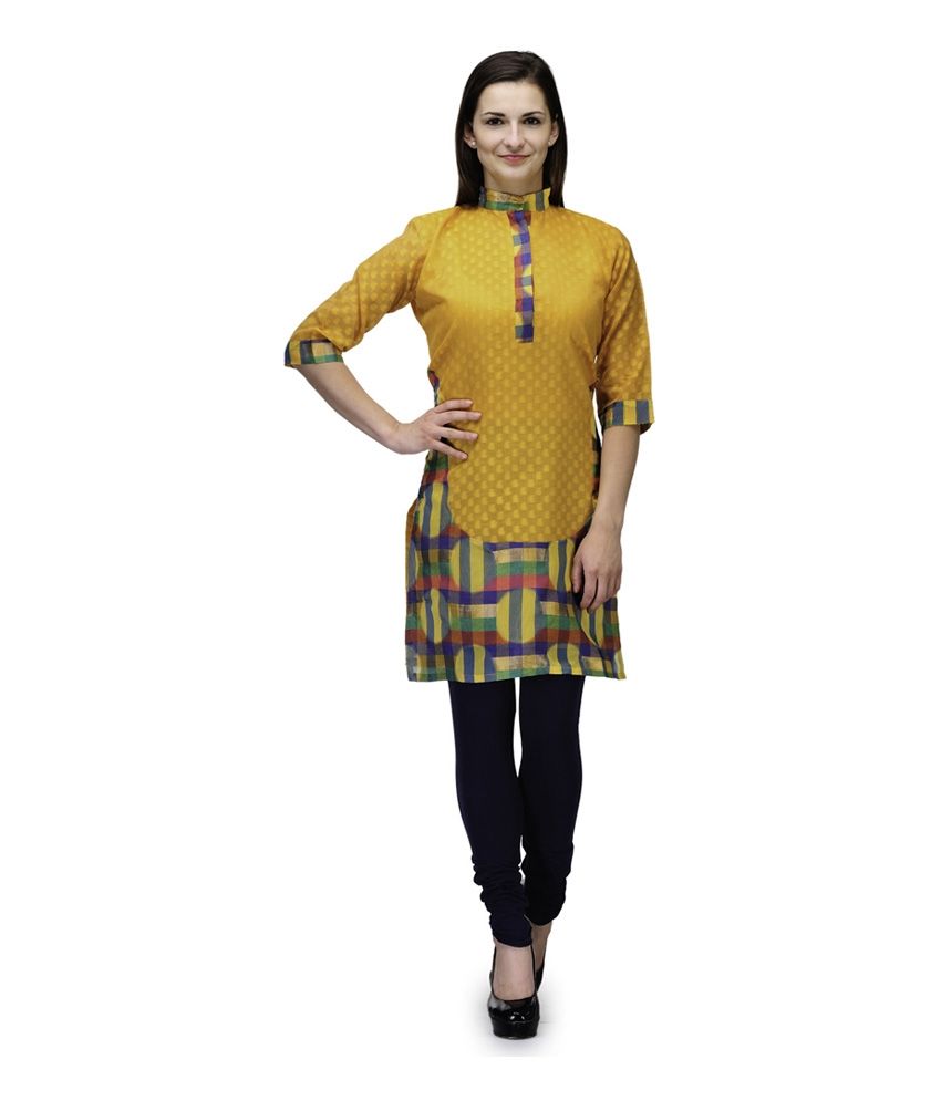 banarasi kurti neck design