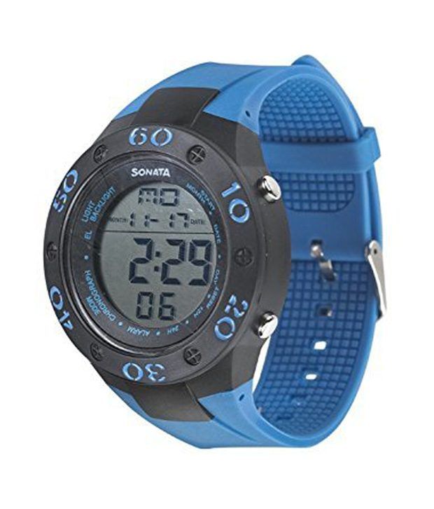 how to set time on sonata digital watch