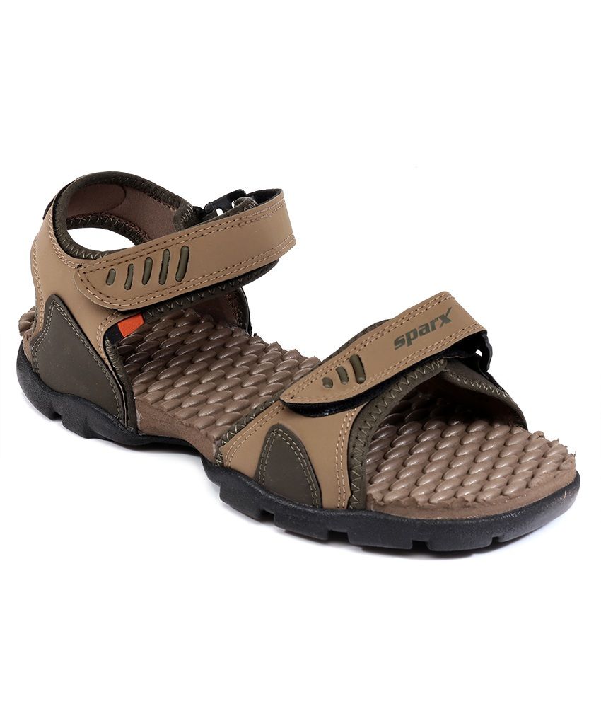 sparx men olive sandals