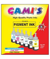 DDS Professional Pigment Inkjet Ink 100 Ml X 6 Colours (C, M, Y, K,Lm,Lc) For Inkjet Printer
