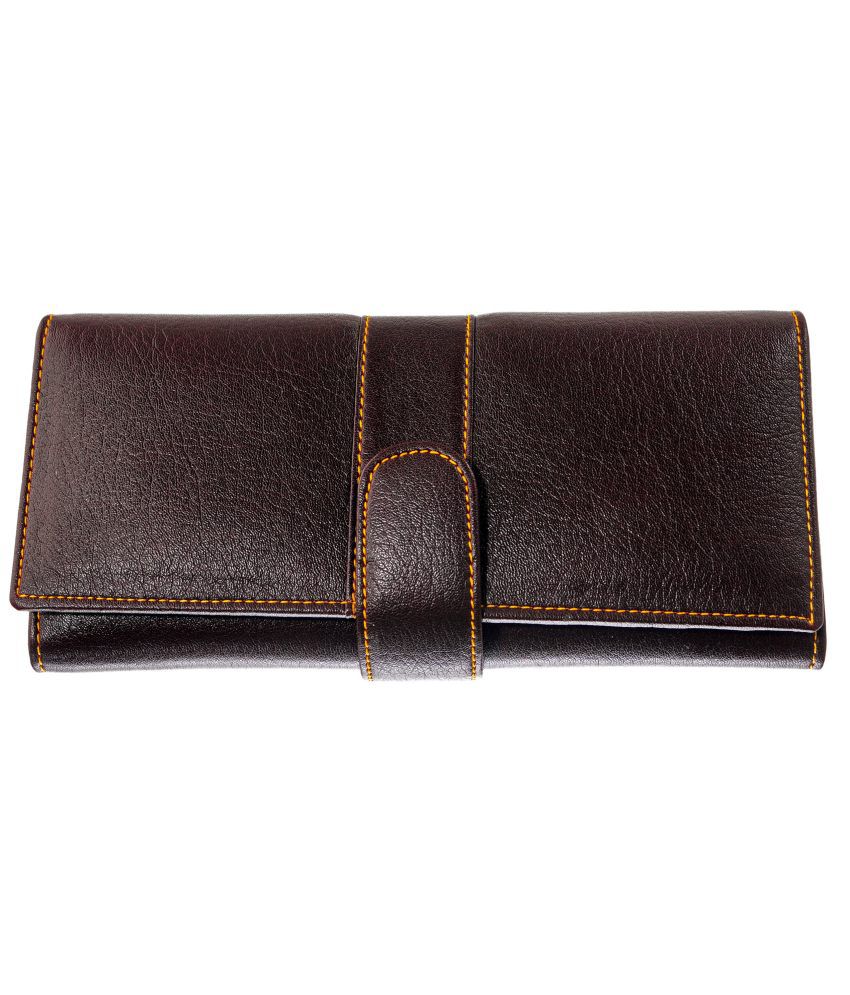 Buy Lee Italian Dark Brown Leather Regular Wallet For Women at Best Prices in India - Snapdeal