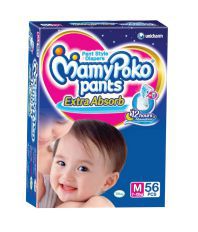 Mamy Poko Pants Extra Absorb (7-12 Kg), 56 Pcs - Medium