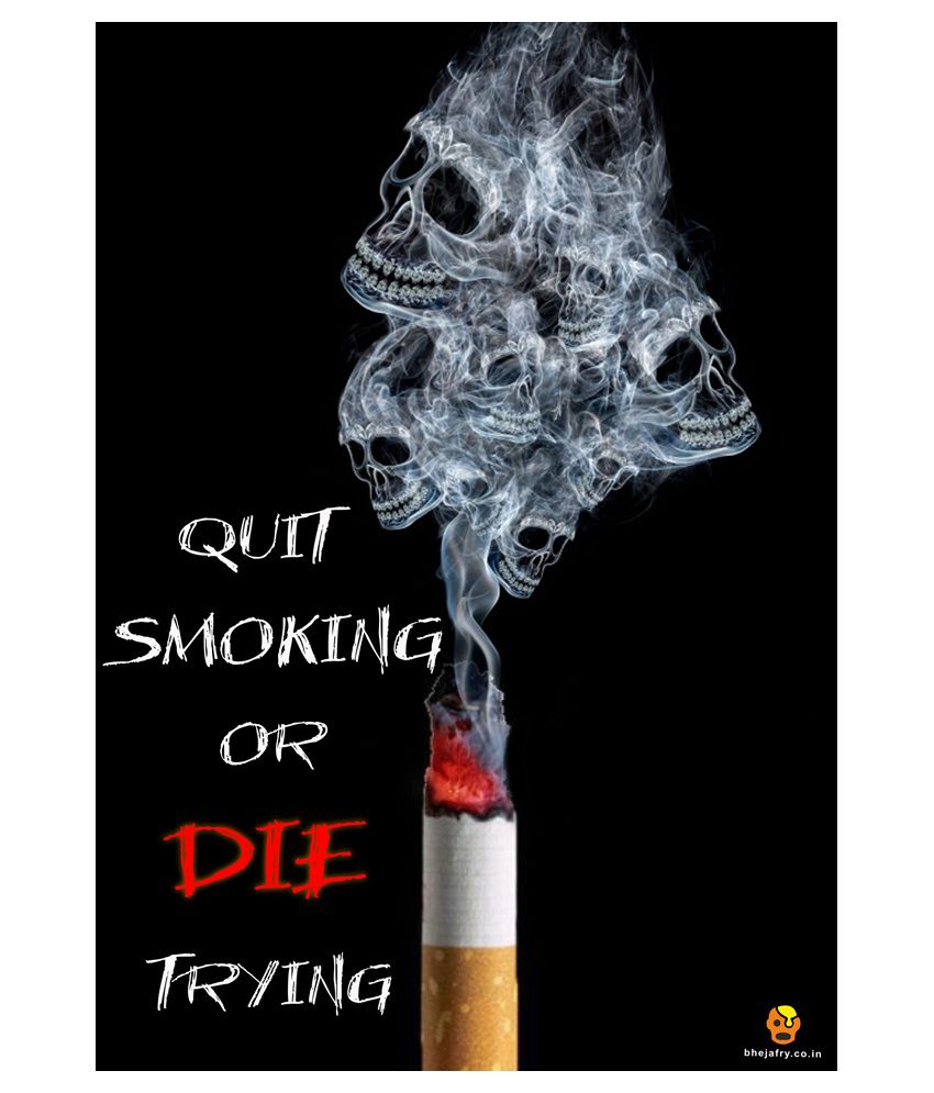 Bheja Fry Quit Smoking Poster Multicolour Buy Bheja Fry Quit Smoking 