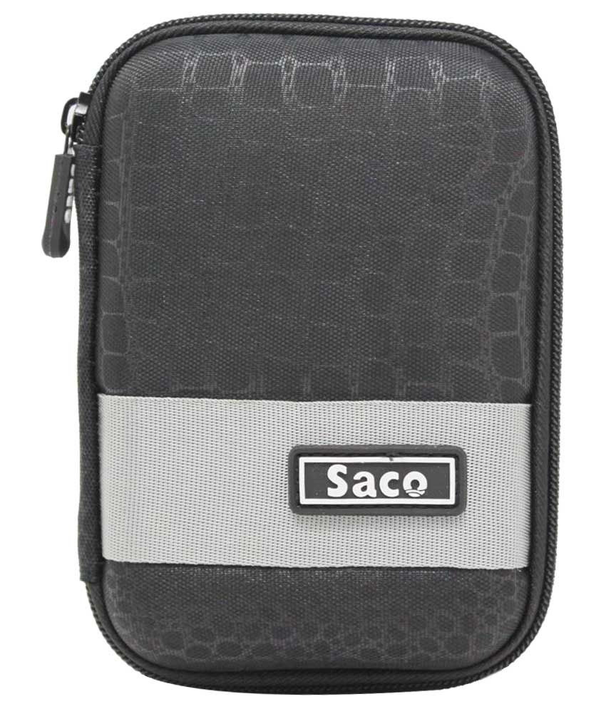 Saco External Hardisk Hard Case For Seagate Expansion 1TB Portable External Hard Drive - Black