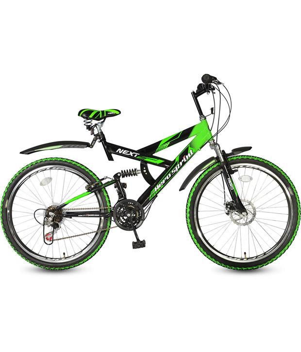 hero sprint 20t elite 6 speed junior green cycle bike bicycle