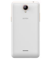 Intex Aqua Star 4G (White-Champagne)