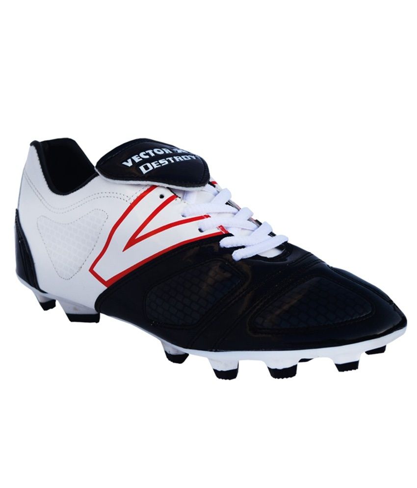 Vector X Destroy Black & White Football Shoes Price in ...
