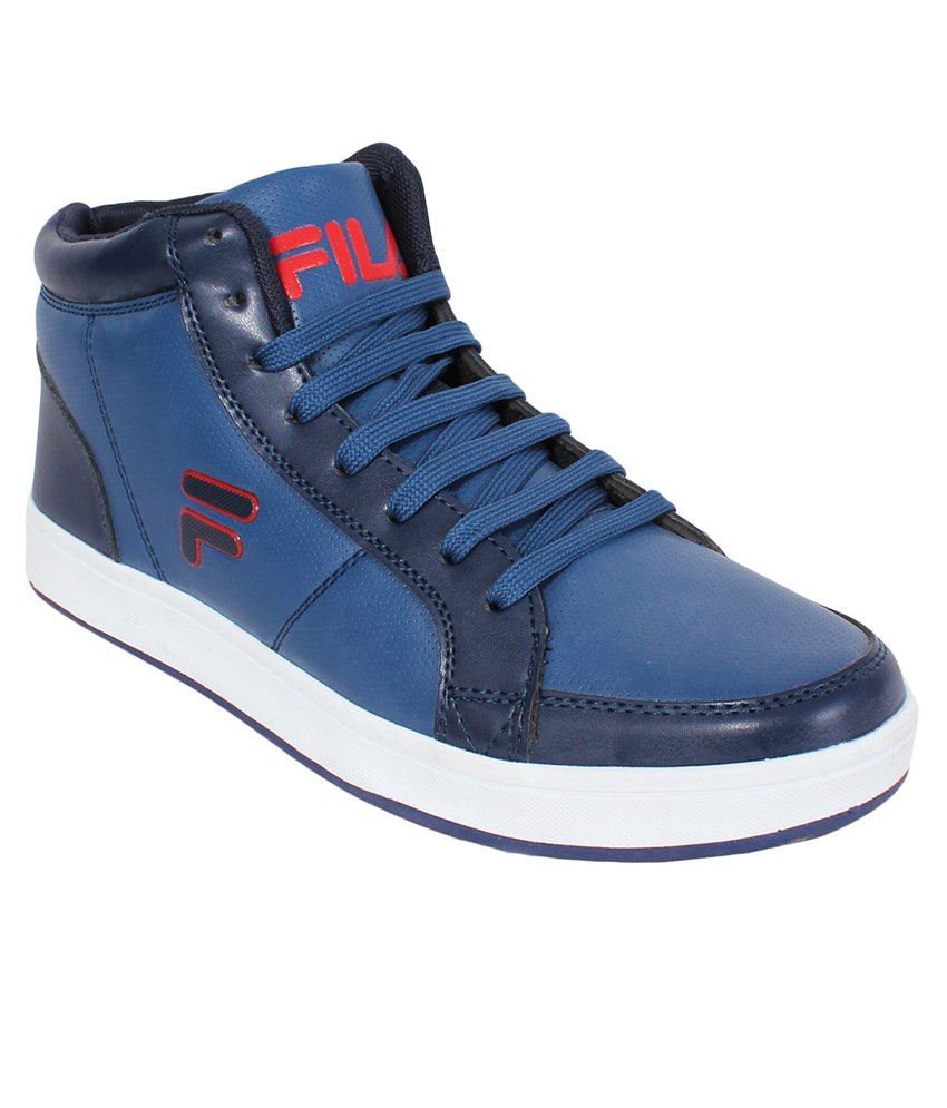 fila navy trainers