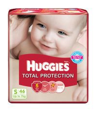 Huggies Total Protection Diapers (small) Pack Of 46