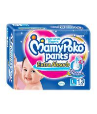 Mamypoko Pants Baby Diaper Large 4 Pcs (9 - 14 Kg)