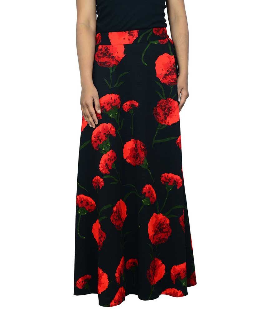 lycra maxi skirt