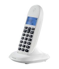 Motorola C1001LBI Cordless Landline Phone - Black and White