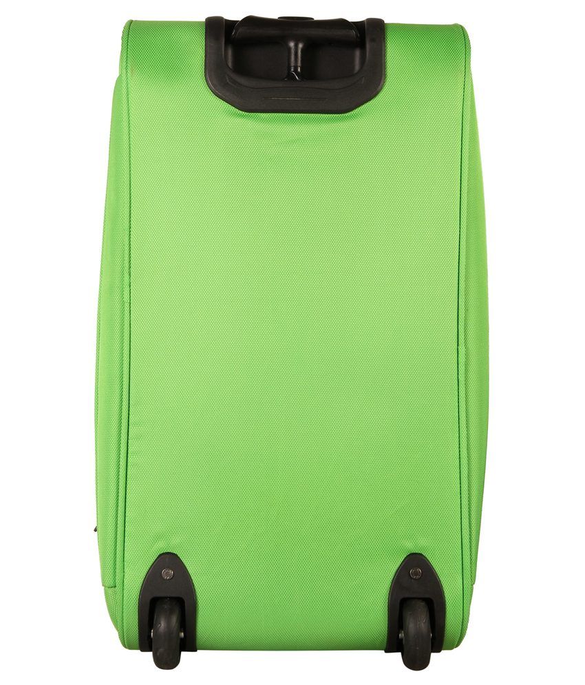 Sonada Green Polyester Trolley Duffle Bag Buy Sonada Green Polyester