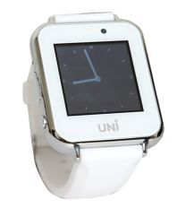 UNI White Smart Watch with Bluetooth Connectivity