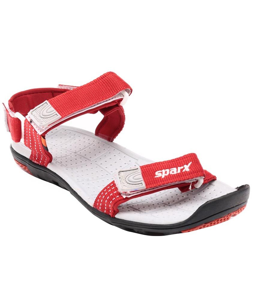 sparx sandals red