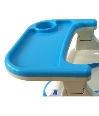 R for Rabbit Blue and White Portable Booster Chair