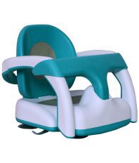 Planet of Toys Baby Bath Chair - Blue and White