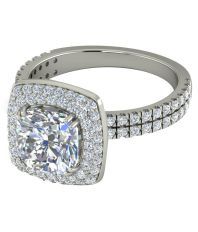 Buy silver diamond ring online