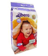 Libero Diapers M 40 Pieces