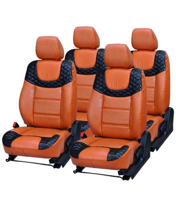 Ar Orange Black Leatherite Seat Covers For Hyundai Grand I10 Ar Orange Black Leatherite Seat Covers For Hyundai Grand I10