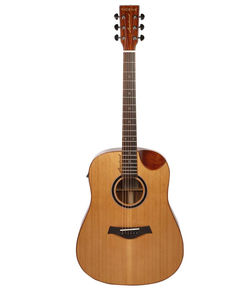 Kadence Slowhand Series Premium Acoustic Guitar, Solid Wood Spruce Top
