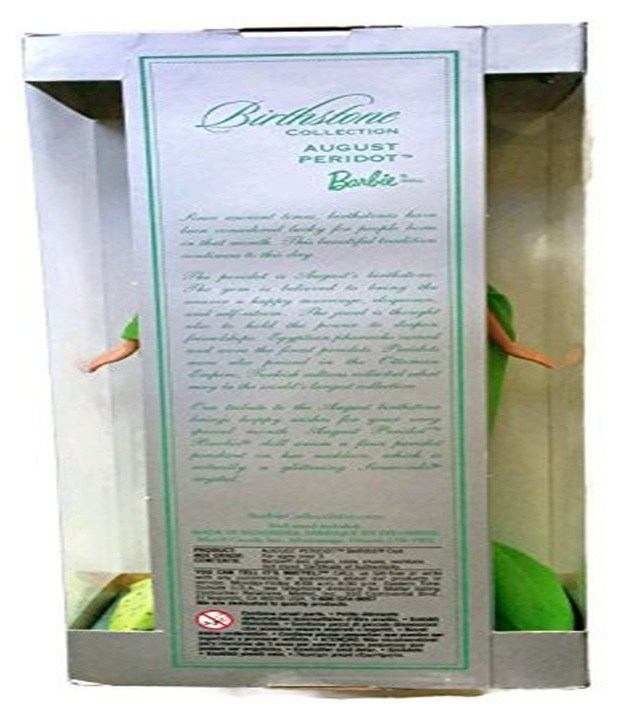 Mattel Barbie Birthstone Collection August Peridot Barbie Doll