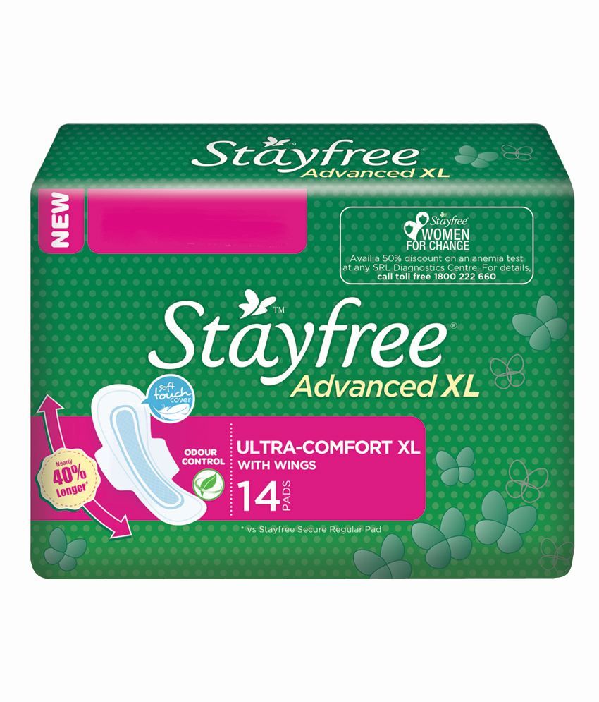 Stayfree Advanced XL XL 14 Pads Buy Stayfree Advanced XL