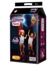 Libero Diaper Pants Medium Size, Pack of 2